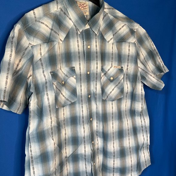 Lucky Men's Button Up XL - Picture 4 of 9